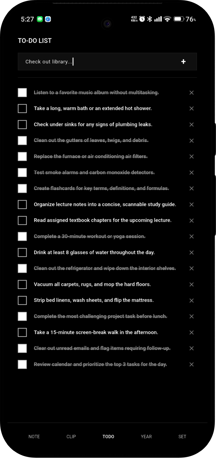 Rocen TODO / REGISTRY dark interface capture